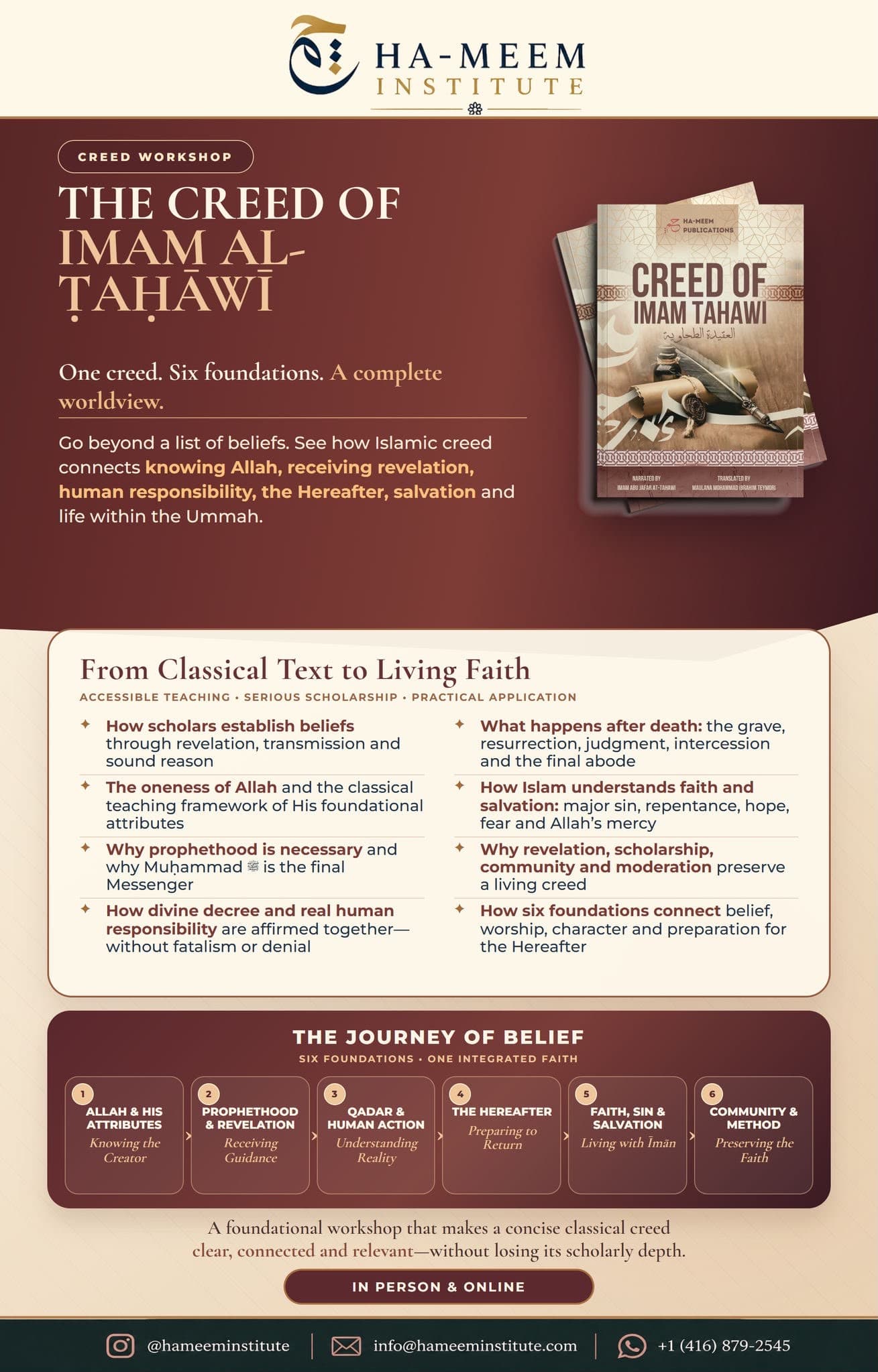 The Creed of Imam al-Ṭaḥāwī poster